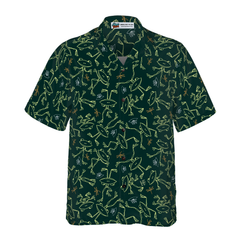 Cheerful Cartoon Frogs & Dragonflies Hawaiian Shirt - Hyperfavor