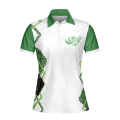I Canceled My Golf Game To Be Here Golf Short Sleeve Women Polo Shirt, White And Green Golf Shirt For Ladies - Hyperfavor