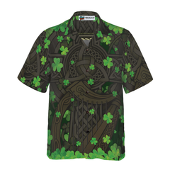 The Celtic Cross Harp Irish Proud Hawaiian Shirt - Hyperfavor