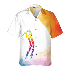 Creative Silhouette Of Golf Player Hawaiian Shirt - Hyperfavor