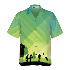 Golf Stock Illustration V2 Hawaiian Shirt - Hyperfavor
