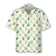 Green Sea Turtle Hawaiian Shirt - Hyperfavor