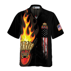 Badminton Flame Hawaiian Shirt - Hyperfavor