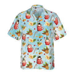 Hyperfavor Santa Christmas Pattern 2 Pattern Hawaiian shirt, Christmas Shirts Short Sleeve Button Down Shirt For Men And Women - Hyperfavor