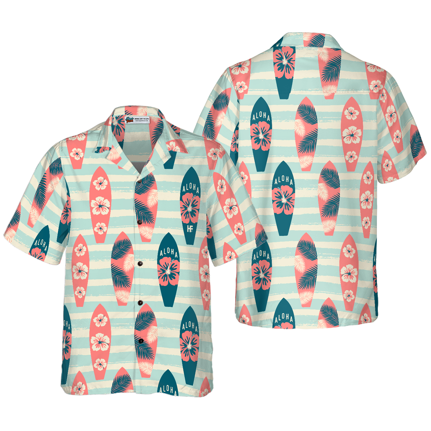 Surfboards Aloha Hawaiian Shirt - Hyperfavor