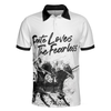 Fate Loves The Fearless Horse Riding Polo Shirt, Horse Rider Polo Shirt, Horse Riding Shirt For Men - Hyperfavor