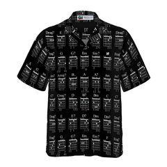 Guitar Chords Hawaiian Shirt - Hyperfavor