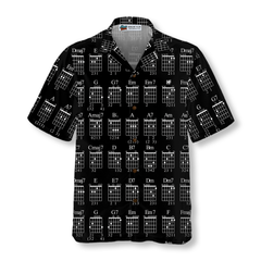 Guitar Chords Hawaiian Shirt - Hyperfavor