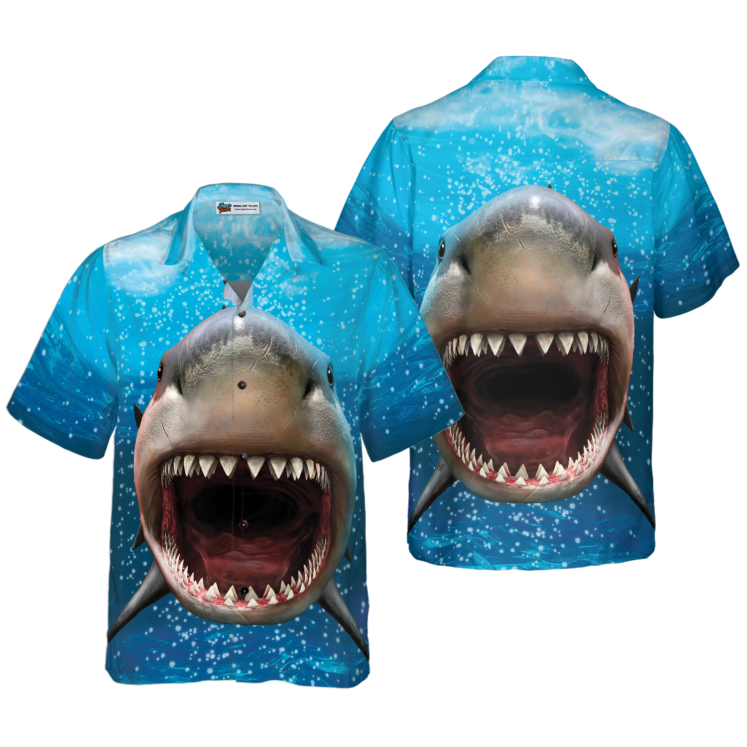 Shark Mouth 01 Hawaiian Shirt - Hyperfavor