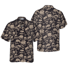 Skull And Cool Hawaiian Shirt - Hyperfavor