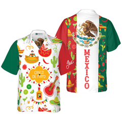 Custom Tropical Aloha Mexico Hawaiian Shirt - Hyperfavor