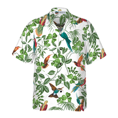 The Celtic Cross Harp Irish Shamrock Hawaiian Shirt - Hyperfavor
