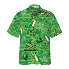 Irish People Proud Saint Patrick's Day Hawaiian Shirt - Hyperfavor