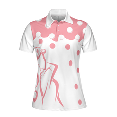 Just Call Me Pretty And Take Me Golfing Short Sleeve Women Polo Shirt, Golf Shirt For Ladies - Hyperfavor