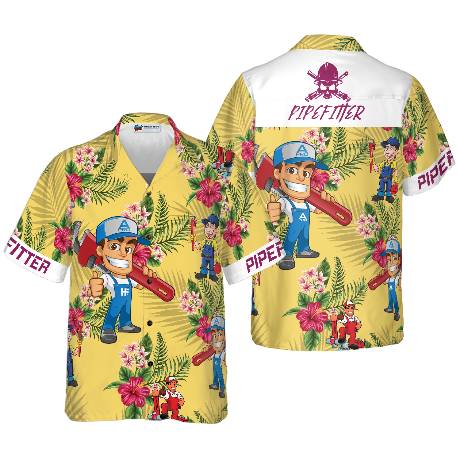 PIPEFITTER Hawaiian Shirt - Hyperfavor