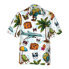French Bulldog Sunglasses Aloha Hawaiian Shirt - Hyperfavor