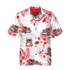 Personalized Name Trucker Truck Driver Custom Hawaiian Shirt - Hyperfavor