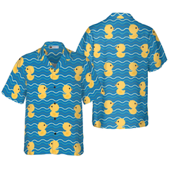 Little Ducks On The Water Hawaiian Shirt - Hyperfavor