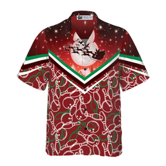 Hyperfavor Christmas Hawaiian Shirts, Christmas Night With Bowling Pattern Shirt Short Sleeve, Christmas Shirt Idea Gift For Men And Women - Hyperfavor