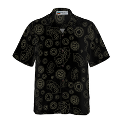 Dark Poker Pattern Hawaiian Shirt - Hyperfavor