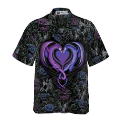 Gothic Dragon Lover Hawaiian Shirt - Hyperfavor