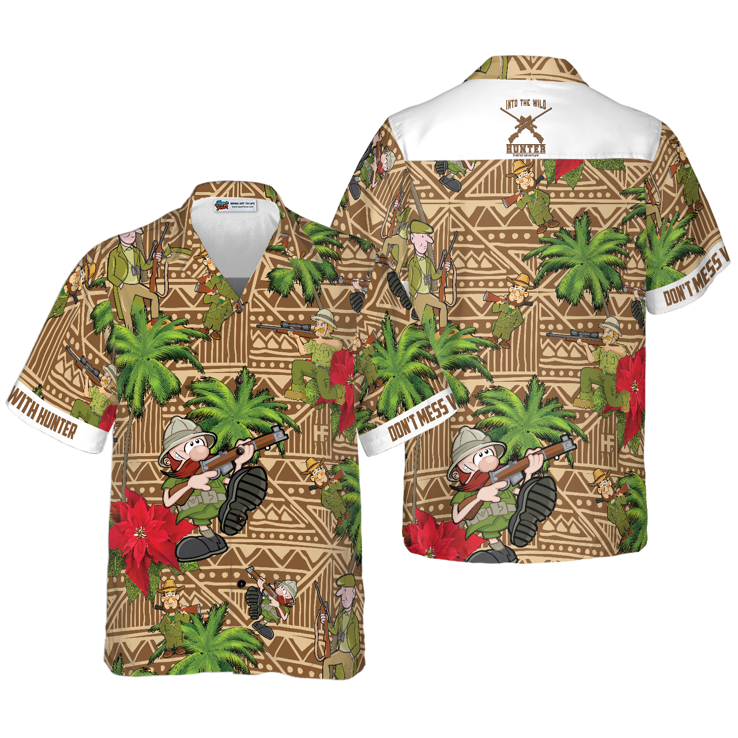 Don't Mess With Hunter Hawaiian Shirt - Hyperfavor