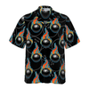 Bowling In Fire Seamless Pattern Hawaiian Shirt - Hyperfavor
