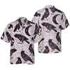 Raven And Skull Halloween Hawaiian Shirt, Halloween Shirt For Men And Women - Hyperfavor