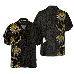 In The Ocean Polynesian Pattern Hawaiian Shirt - Hyperfavor