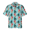 Funny Custom Face Christmas Tree Custom Hawaiian Shirt - Hyperfavor