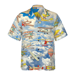 Fly Away Plane Hawaiian Shirt - Hyperfavor
