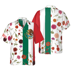 Mexico Dahlias Hawaiian Shirt - Hyperfavor