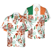 Irish Celtic Cross Ireland Proud Hawaiian Shirt - Hyperfavor