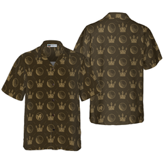 Luxury Royal Golf Ball Crown Hawaiian Shirt - Hyperfavor
