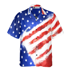 American Flag Hawaiin Shirt For Men - Hyperfavor