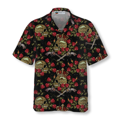 King Of Pirates In Crown Hawaiian Shirt - Hyperfavor