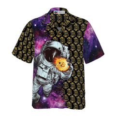 Bitcoin In The Galaxy Hawaiian Shirt - Hyperfavor