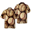 Vintage Baseball Ball Hawaiian Shirt - Hyperfavor