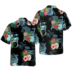 Musical Instrument Drums Hawaiian Shirt - Hyperfavor