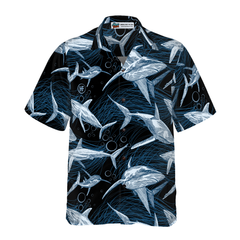 Under Water Shark Hawaiian Shirt - Hyperfavor