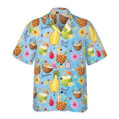 Tropical Drinks For Summer Bartender Hawaiian Shirt - Hyperfavor