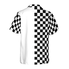Checkboard Style Golf Hawaiian Shirt - Hyperfavor