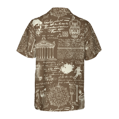 Greek Antique Seamless Hawaiian Shirt - Hyperfavor