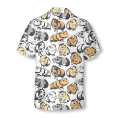 Guinea Pig Seamless Pattern Hawaiian Shirt - Hyperfavor