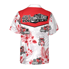 Personalized Name Trucker Truck Driver Custom Hawaiian Shirt - Hyperfavor
