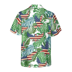 Tropical American Eagle Shirt For Men Hawaiian Shirt - Hyperfavor