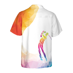 Creative Silhouette Of Golf Player Hawaiian Shirt - Hyperfavor