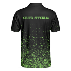 Green Speckles Polo Shirt - Hyperfavor