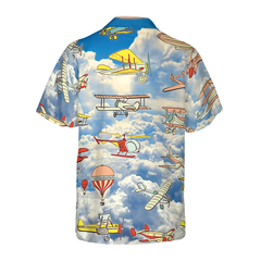 Fly Away Plane Hawaiian Shirt - Hyperfavor
