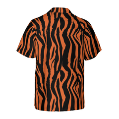 Tiger And Zebra Strip Hawaiian Shirt - Hyperfavor